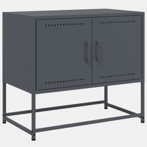 Móvel de TV - Modulo de TV - Armário de TV 68,5x39x60,5 cm aço antracite