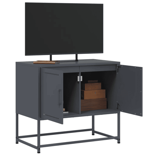 Móvel de TV - Modulo de TV - Armário de TV 68,5x39x60,5 cm aço antracite