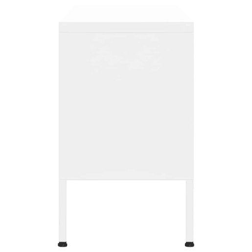 Móvel de TV - Modulo de TV - Armário de TV aço 105x35x50 cm branco
