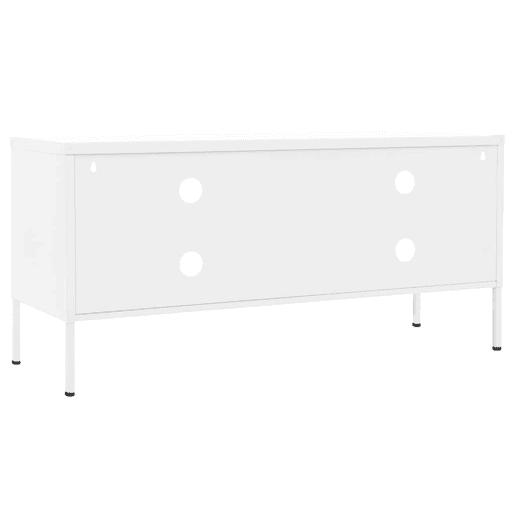 Móvel de TV - Modulo de TV - Armário de TV aço 105x35x50 cm branco