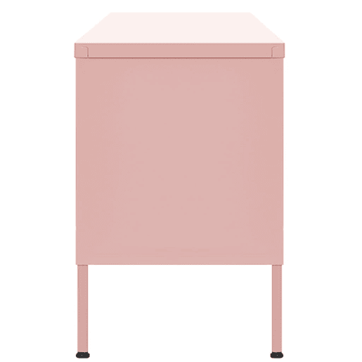Móvel de TV - Modulo de TV - Armário de TV aço 105x35x50 cm rosa