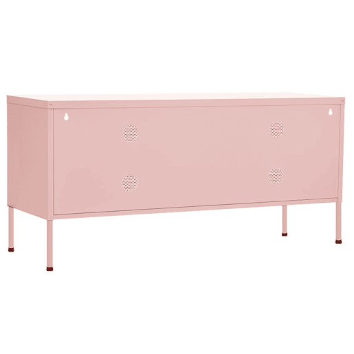 Móvel de TV - Modulo de TV - Armário de TV aço 105x35x50 cm rosa