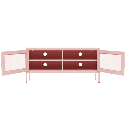 Móvel de TV - Modulo de TV - Armário de TV aço 105x35x50 cm rosa