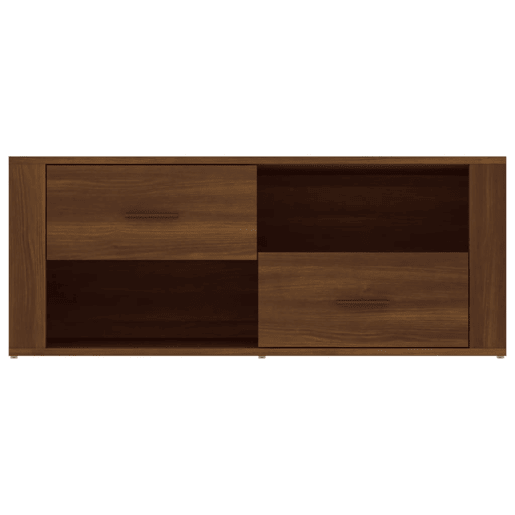 Móvel TV - Modulo de TV - Armário de TV 100x35x40 cm madeira processada cor carvalho castanho