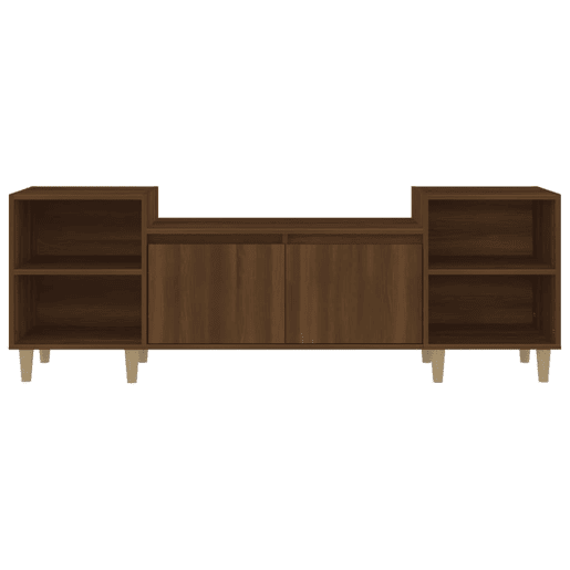 Móvel de TV - Modulo de TV - Armário de TV 160x35x55 cm derivados de madeira carvalho castanho