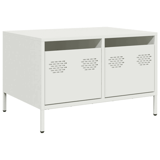 Móvel de TV - Modulo de TV - Armário de TV 68x50x43,5 cm aço laminado a frio branco