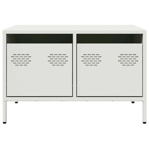 Móvel de TV - Modulo de TV - Armário de TV 68x50x43,5 cm aço laminado a frio branco