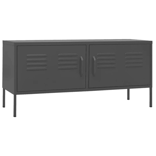 Móvel de TV - Modulo de TV - Armário de TV aço 105x35x50 cm antracite