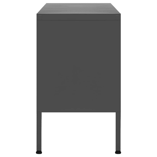 Móvel de TV - Modulo de TV - Armário de TV aço 105x35x50 cm antracite