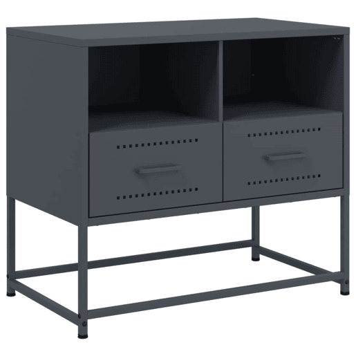 Móvel de TV - Modulo de TV - Armário de TV 68x39x60,5 cm aço antracite