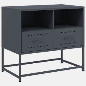 Móvel de TV - Modulo de TV - Armário de TV 68x39x60,5 cm aço antracite