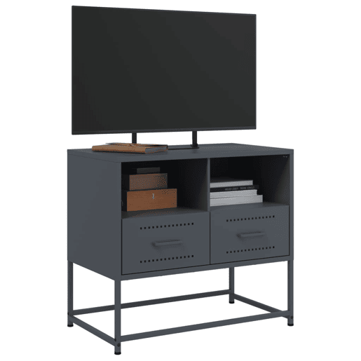 Móvel de TV - Modulo de TV - Armário de TV 68x39x60,5 cm aço antracite