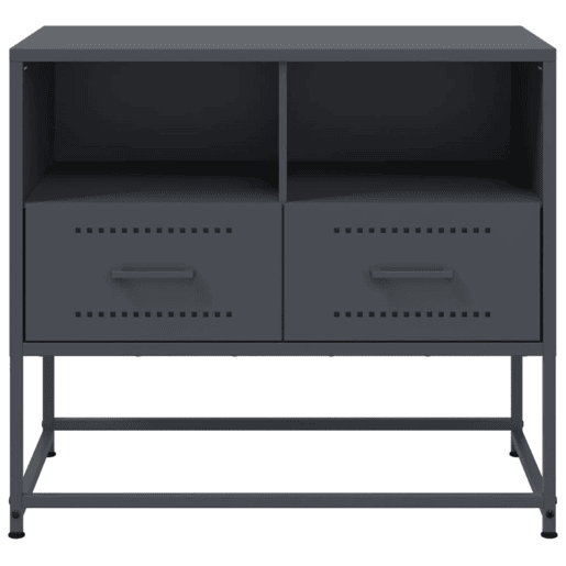 Móvel de TV - Modulo de TV - Armário de TV 68x39x60,5 cm aço antracite