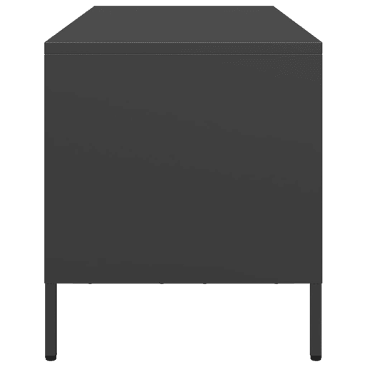 Móvel de TV - Modulo de TV - Armário de TV 101,5x39x43,5 cm aço laminado a frio preto