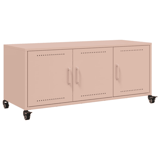 Móvel de TV - Modulo de TV - Armário de TV 100,5x39x43,5 cm aço rosa