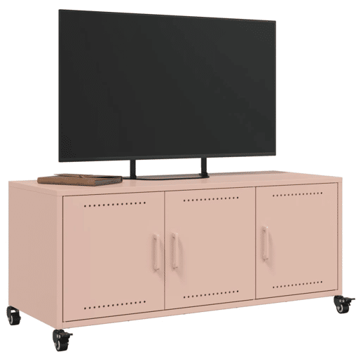 Móvel de TV - Modulo de TV - Armário de TV 100,5x39x43,5 cm aço rosa
