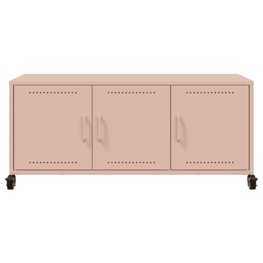 Móvel de TV - Modulo de TV - Armário de TV 100,5x39x43,5 cm aço rosa