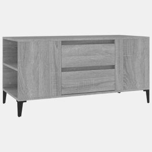 Móvel para TV - Móvel de TV - Armário de TV 102x44,5x50 cm derivados madeira cinzento sonoma