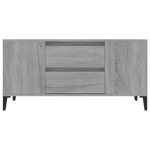 Móvel para TV - Móvel de TV - Armário de TV 102x44,5x50 cm derivados madeira cinzento sonoma