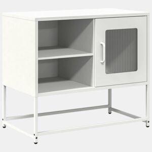 Móvel de TV - Modulo de TV - Armário de TV 68x39x60,5 cm aço branco