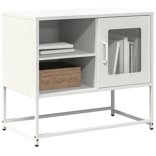 Móvel de TV - Modulo de TV - Armário de TV 68x39x60,5 cm aço branco