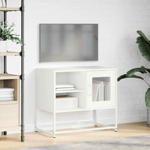 Móvel de TV - Modulo de TV - Armário de TV 68x39x60,5 cm aço branco