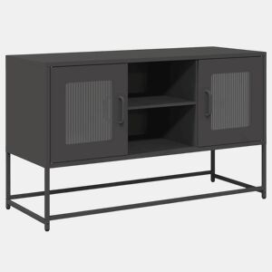 Móvel de TV - Modulo de TV - Armário de TV 100,5x39x60,5 cm aço preto