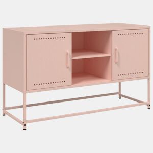 Móvel de TV - Modulo de TV - Armário de TV 100,5x39x60,5 cm aço rosa