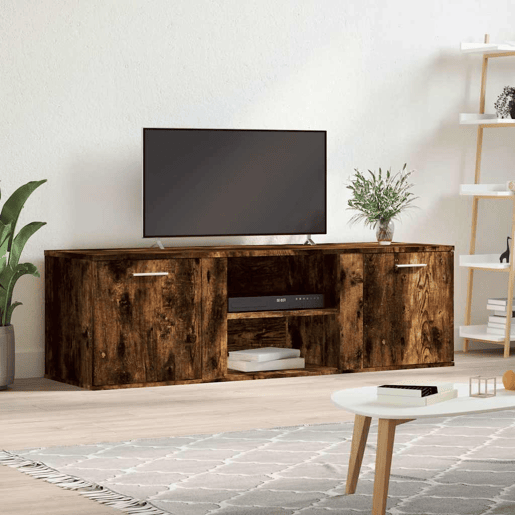 Móvel de TV - Modulo de TV - Armário de TV 120x34x37 cm derivados de madeira carvalho fumado