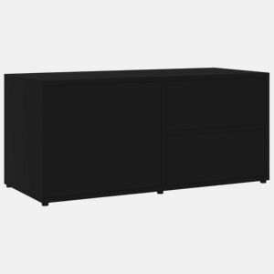 Móvel de TV - Modulo de TV - Armário de TV 80x34x36 cm derivados de madeira preto