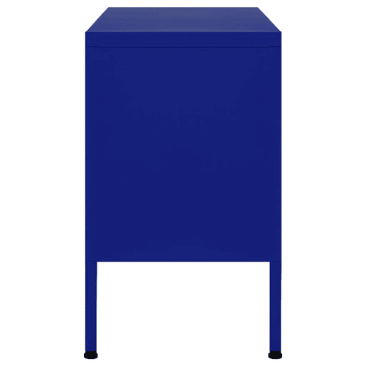 Móvel de TV - Modulo de TV - Armário de TV aço 105x35x50 cm azul-marinho