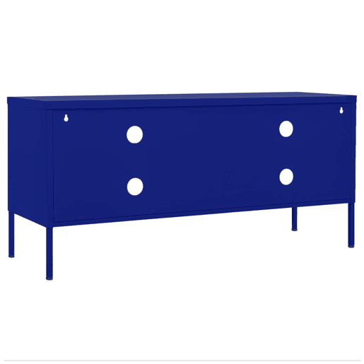 Móvel de TV - Modulo de TV - Armário de TV aço 105x35x50 cm azul-marinho