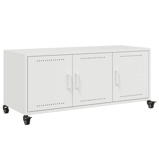 Móvel de TV - Modulo de TV - Armário de TV 100,5x39x43,5 cm aço branco
