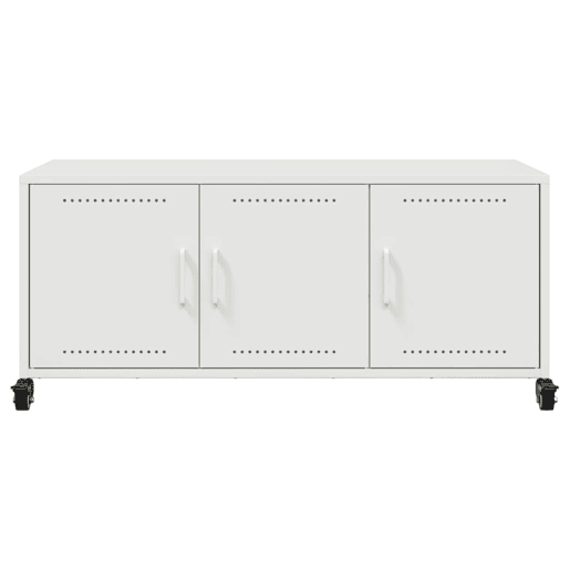 Móvel de TV - Modulo de TV - Armário de TV 100,5x39x43,5 cm aço branco
