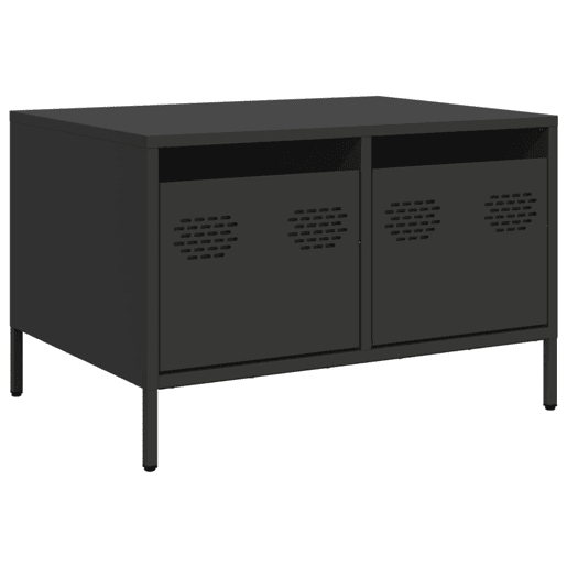 Móvel de TV - Modulo de TV - Armário de TV 68x50x43,5 cm aço laminado a frio preto
