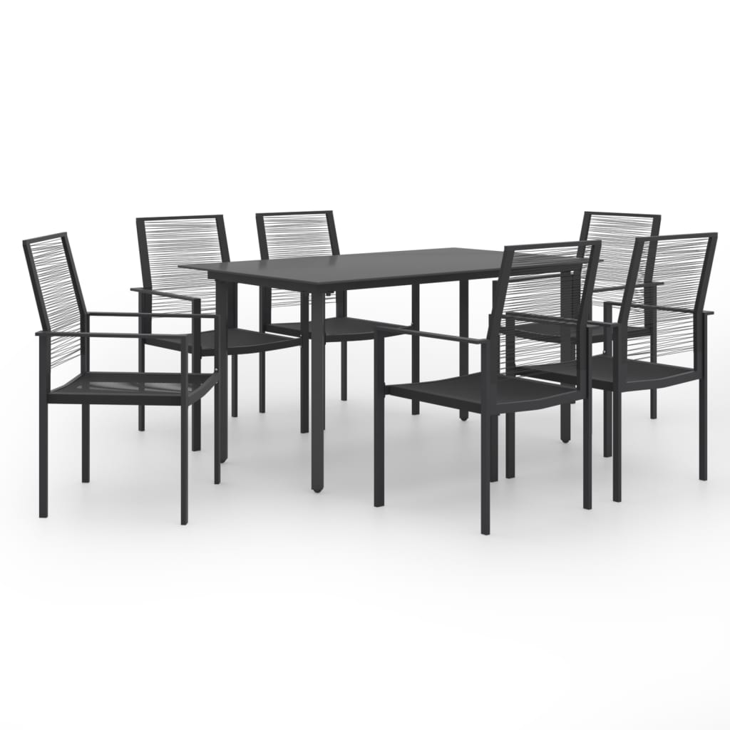Juego de comedor de jardín 7 piezas
