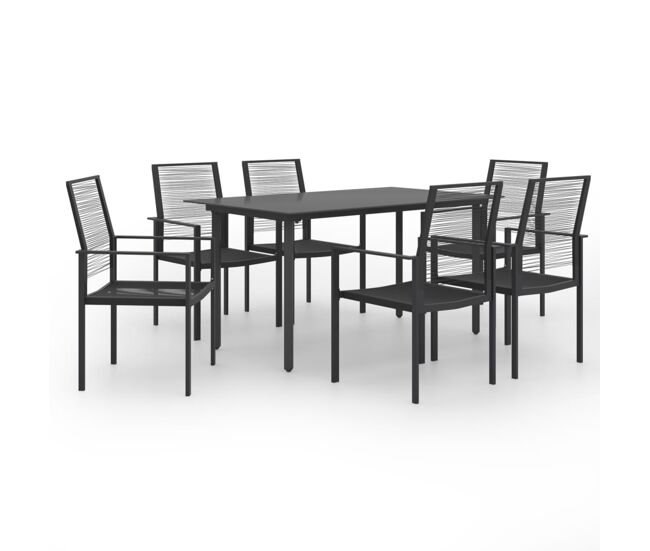 Juego de comedor de jardín 7 piezas