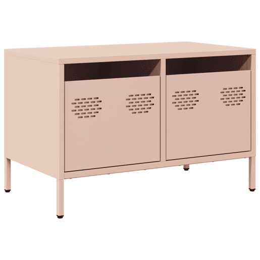 Móvel de TV - Modulo de TV - Armário de TV 68x39x43,5 cm aço laminado a frio rosa