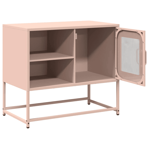 Móvel de TV - Modulo de TV - Armário de TV 68x39x60,5 cm aço rosa