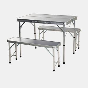 Conjunto de piquenique de acampamento Well Home com mesa e 2 bancos