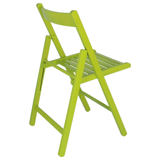 WELL HOME - Pack 4 Cadeiras BAS em madeira de faia, acabamento verde