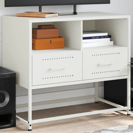 Móvel de TV - Modulo de TV - Armário de TV 68x39x60,5 cm aço branco