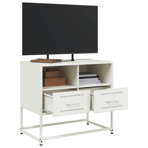 Móvel de TV - Modulo de TV - Armário de TV 68x39x60,5 cm aço branco