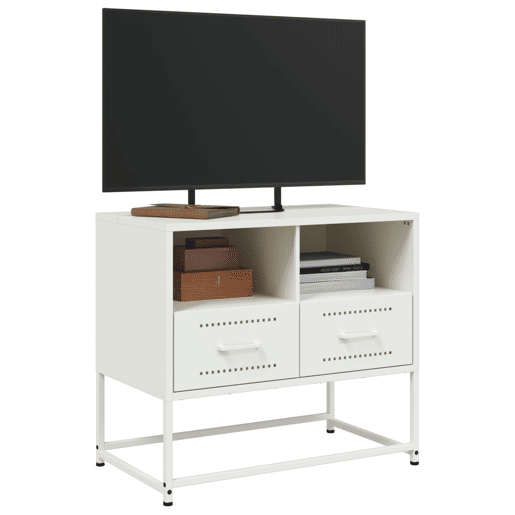 Móvel de TV - Modulo de TV - Armário de TV 68x39x60,5 cm aço branco