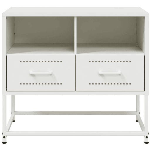 Móvel de TV - Modulo de TV - Armário de TV 68x39x60,5 cm aço branco