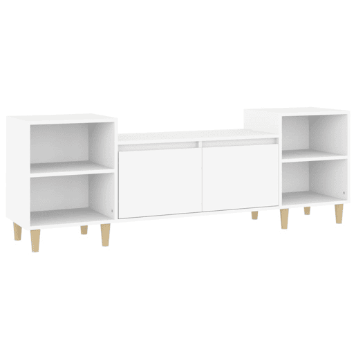 Móvel p TV, Armário de TV 160x35x55 cm derivados de madeira branco