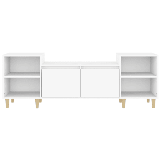 Móvel p TV, Armário de TV 160x35x55 cm derivados de madeira branco