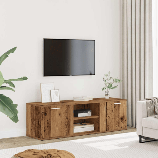 Móvel TV - Modulo de TV - Armário de TV madeira antiga 120x34x37 cm madeira trabalhada