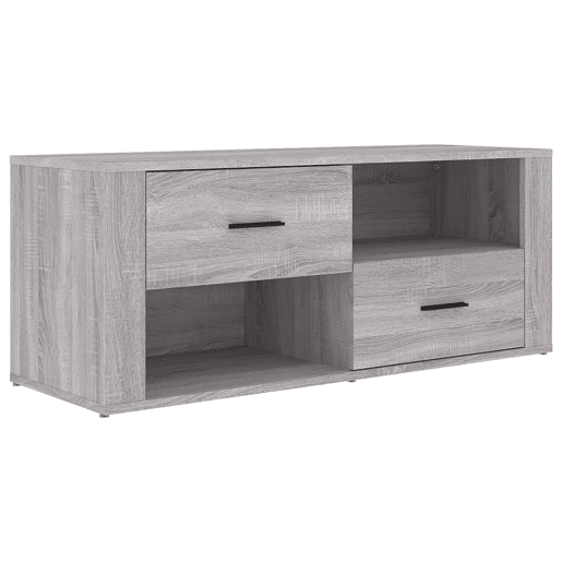 Móvel de TV - Modulo de TV - Armário de TV 100x35x40 cm derivados de madeira cinzento sonoma