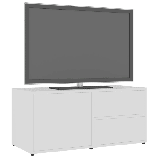 Móvel de TV - Modulo de TV - Armário de TV 80x34x36 cm derivados de madeira branco
